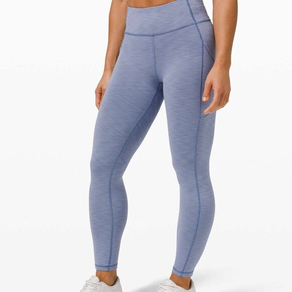 Lululemon Invigorate High-Rise Tight 25" - 6 Heathered Waterdrop - Picture 1 of 7